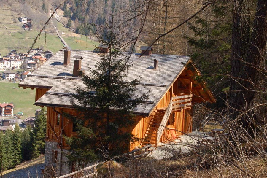 chalet legno trentino