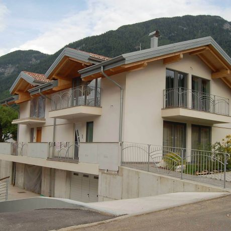 costruzione casa schiera dimaro