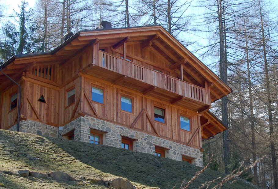 villa legno bioedilizia